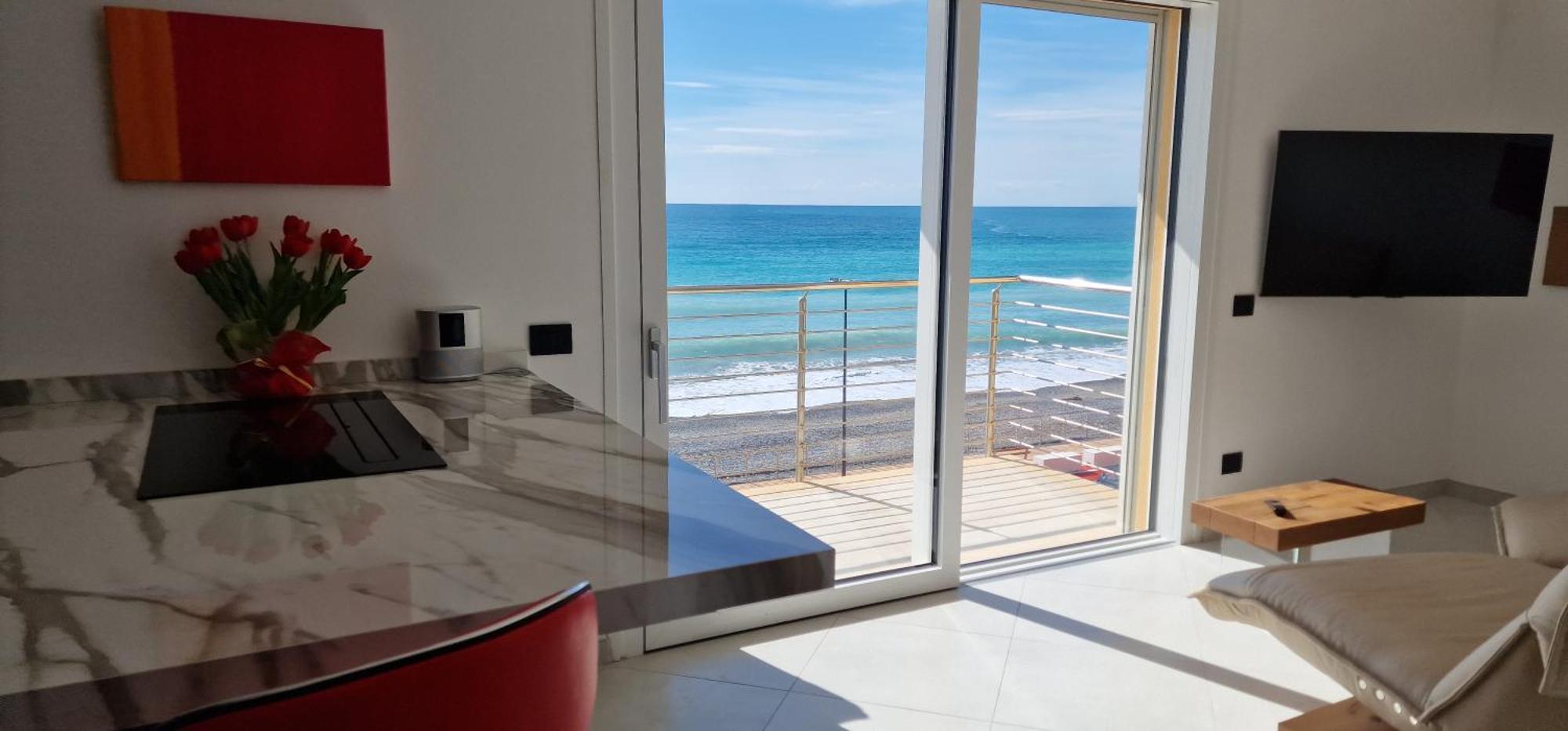 Mare Blu Apartman Ventimiglia Kültér fotó