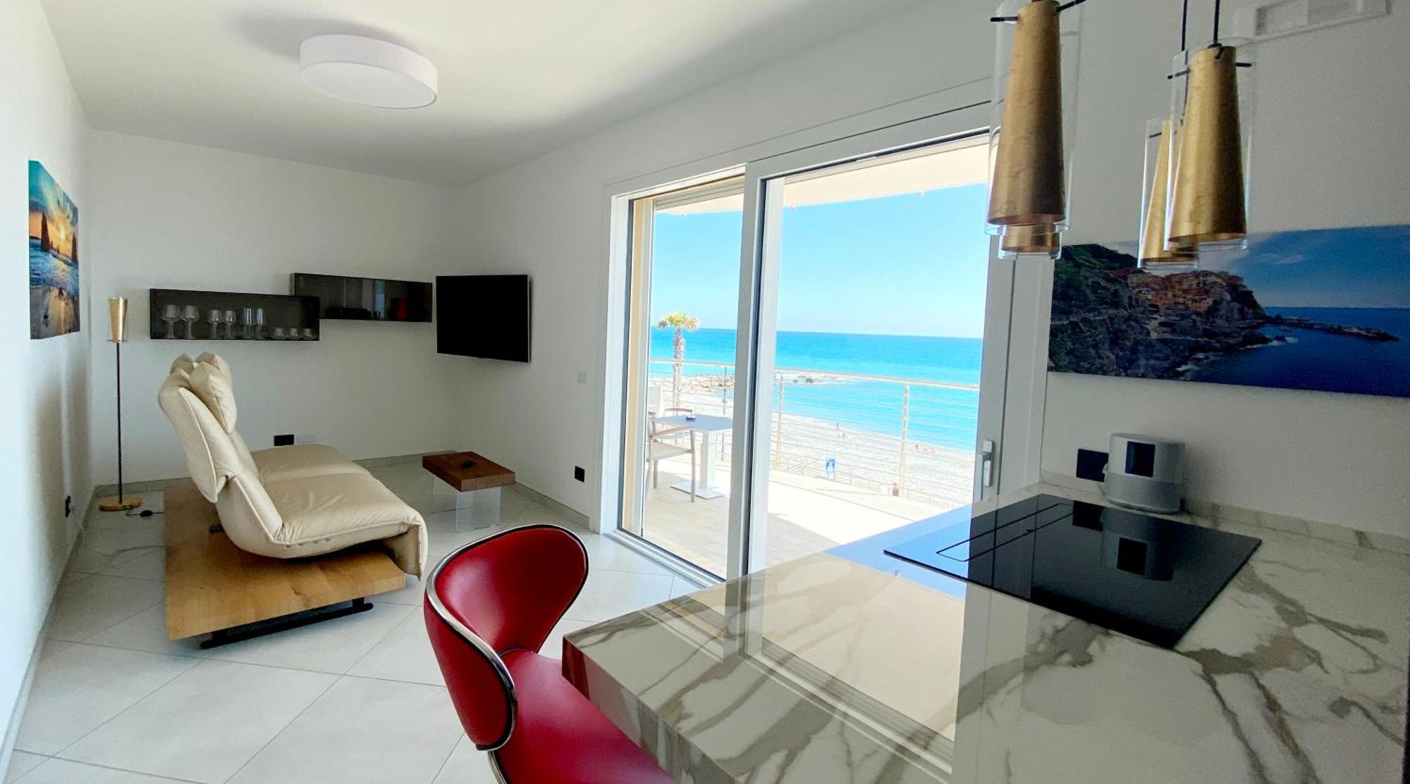 Mare Blu Apartman Ventimiglia Szoba fotó