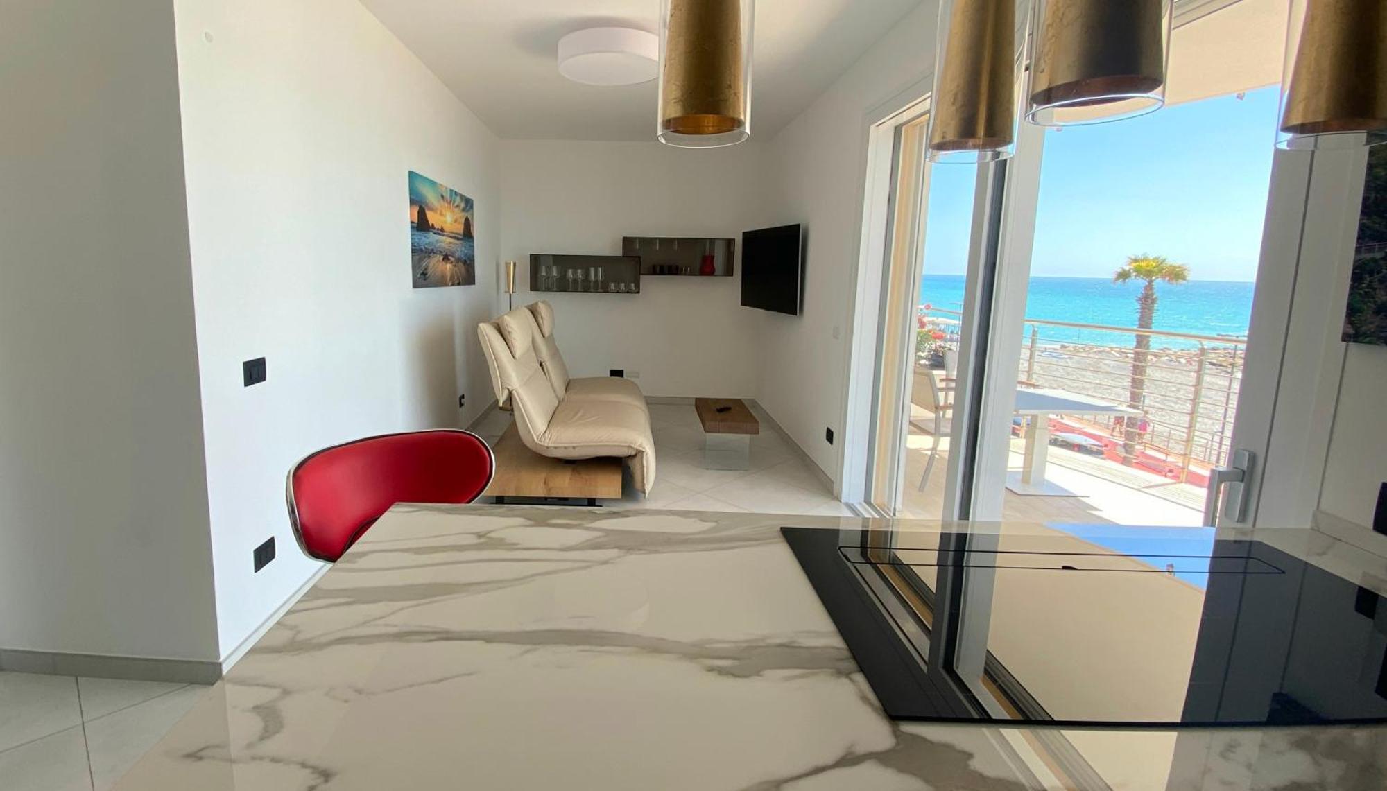 Mare Blu Apartman Ventimiglia Szoba fotó
